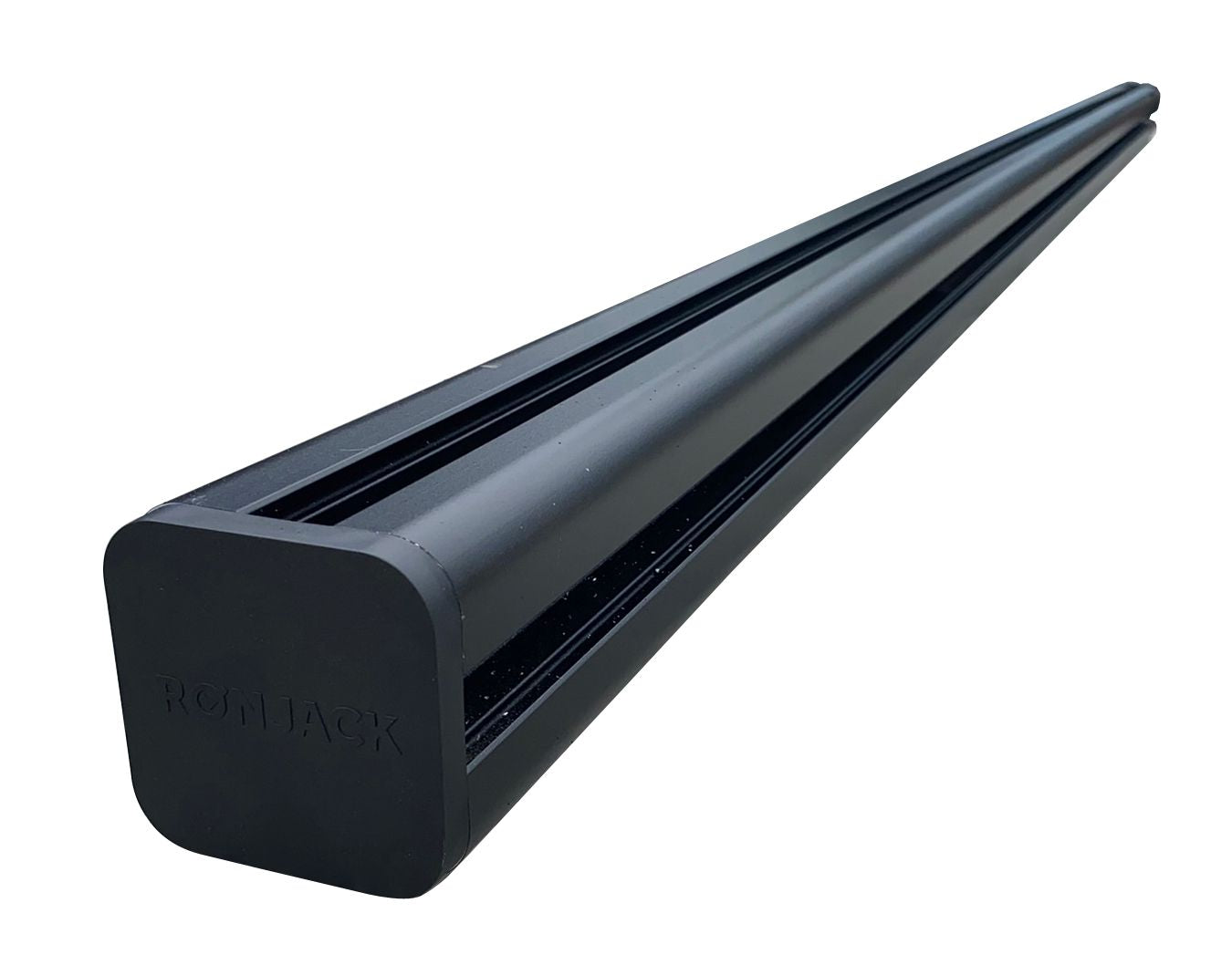 Ronjack 2.35Mtr Aluminium Fence Post with Cap Black