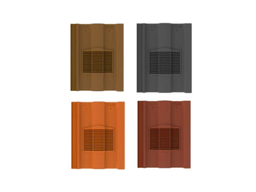Timloc Castellated Roof Tile Vent - Various Colours