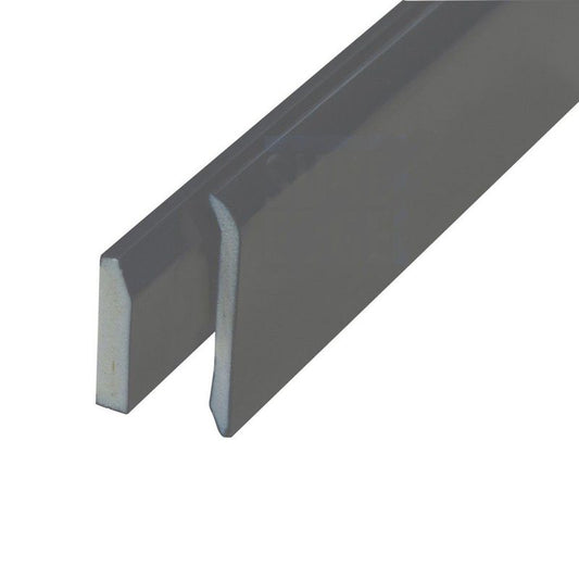 2.5Mtr Two Part Gutter Drip Trim - Anthracite Grey