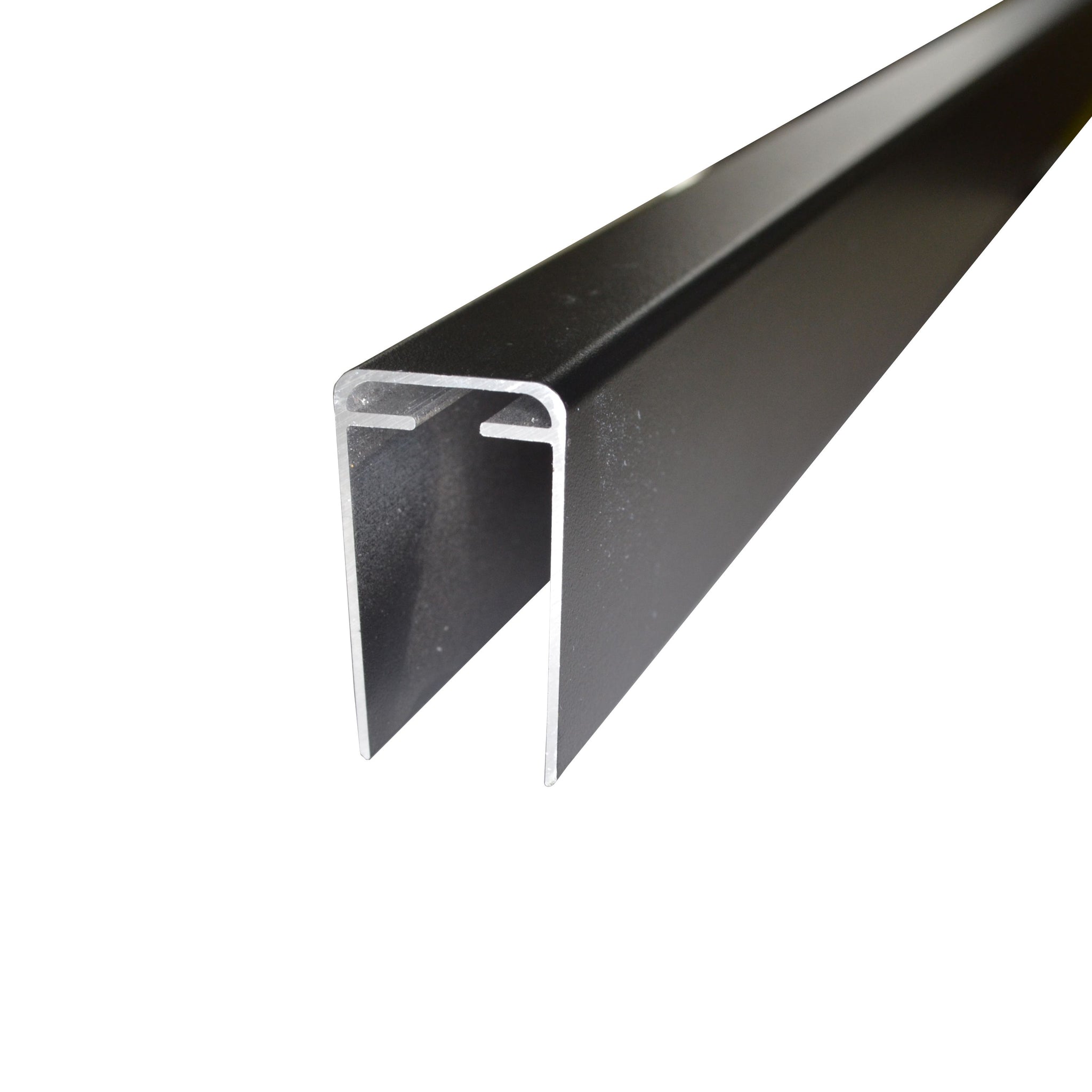 Ronjack 1.79Mtr Aluminium Fence Top Rail - Black