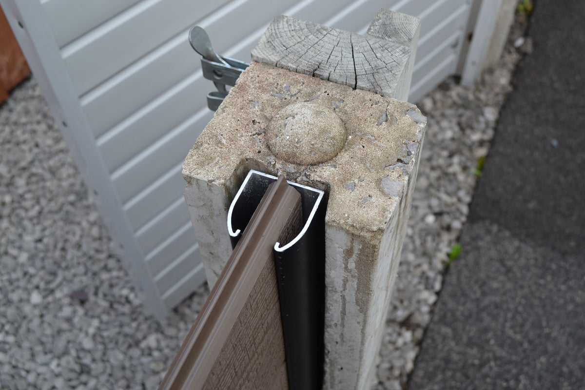 Storage Box Load Reducing Insert Ronjack 1.83Mtr Reducing Insert for Concrete Posts - Black
