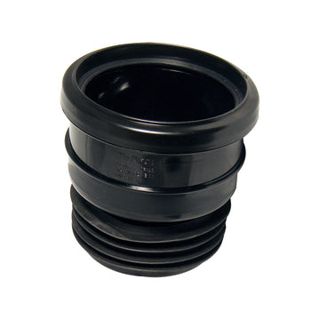 110mm Soil Pipe Clay to Plastic - Black