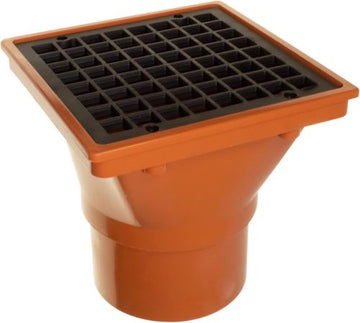 110mm Underground Square Hopper Head - Long neck