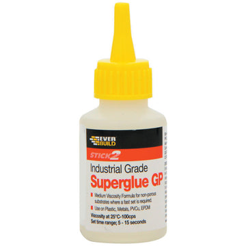 Everbuild Super Glue - Medium Viscocity - 20g