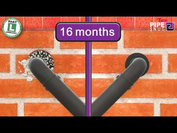 Pipe Snug for 110mm Pipe - Black