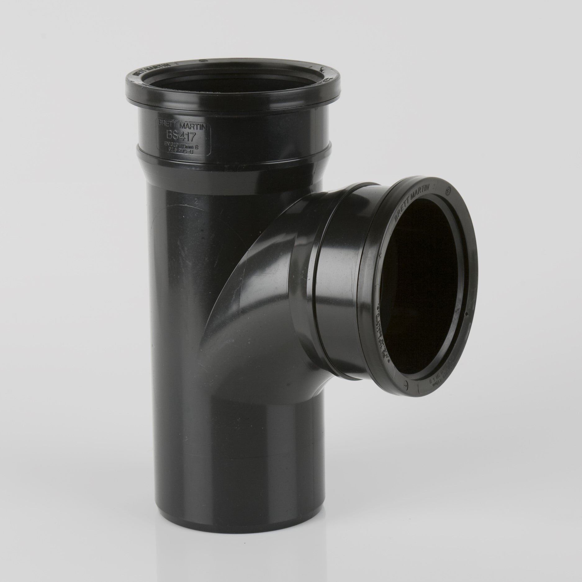 110mm Soil Pipe System - Black