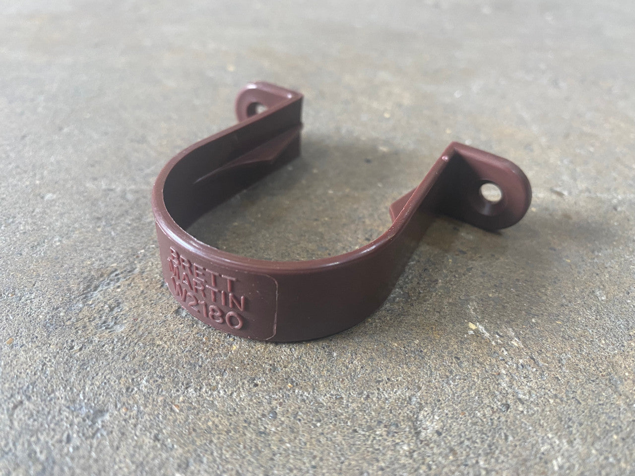 40mm Waste Pipe Clip - Brown Push-fit