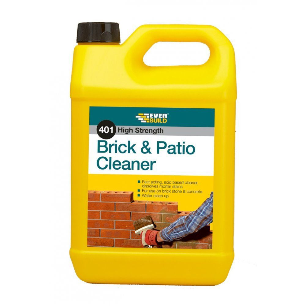 Everbuild 401 Brick & Patio Cleaner Acid Based - 5Ltr