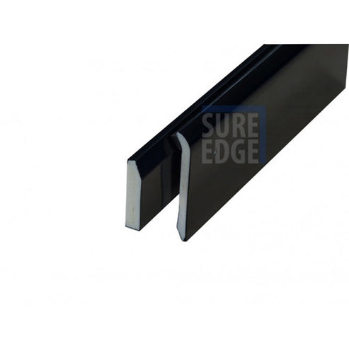 2.5Mtr Two Part Gutter Drip Trim - Black