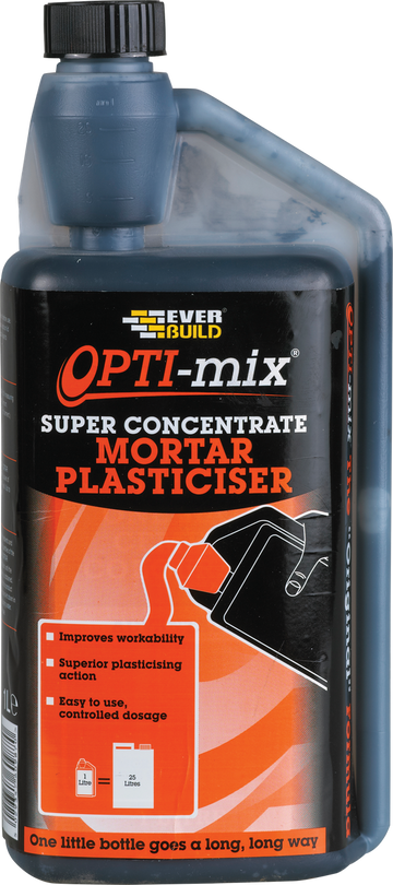 Everbuild Opti-mix Super Concentrate Mortar Plasticiser - 1Ltr