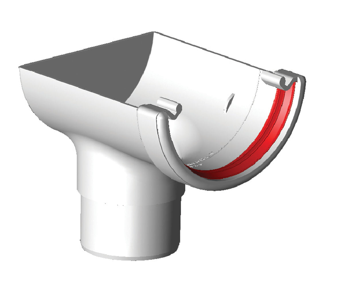 Water Gutter Round Half Round Gutter System