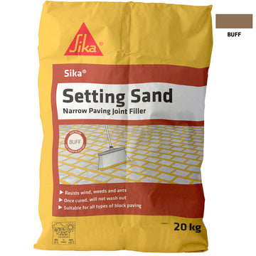 Sika Setting Sand Narrow Paving Joint Filler, Buff, 20 kg