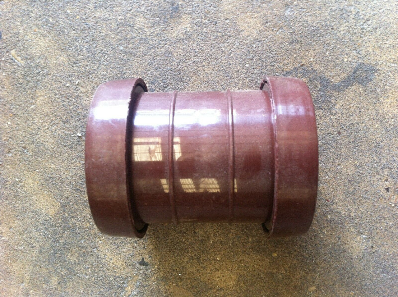 40mm Waste Pipe Straight Coupler - Brown Push-fit